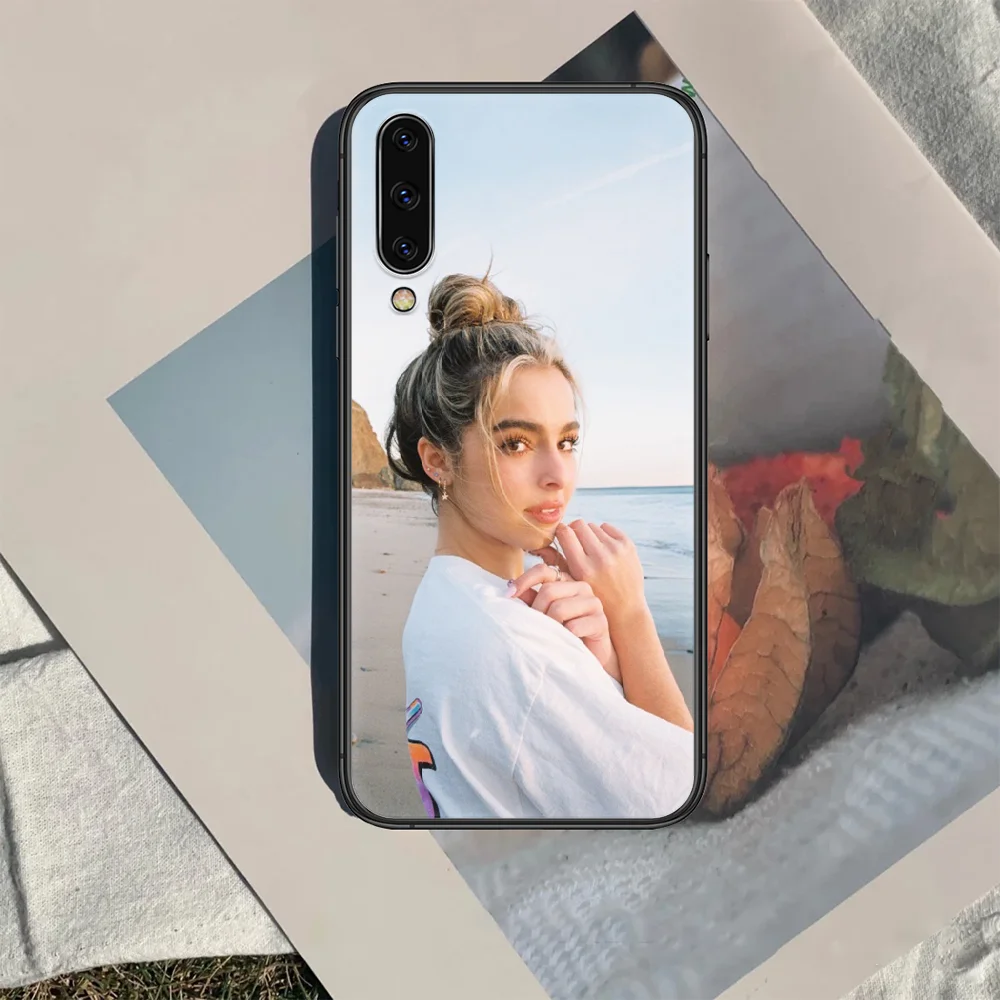 

American IC girl Addison Rae Phone Case Cover For Samsung Galaxy A10 A11 A20 E A21 A30 A40 A41 A50 A51 A70 A71 A81 S 4G 5G black