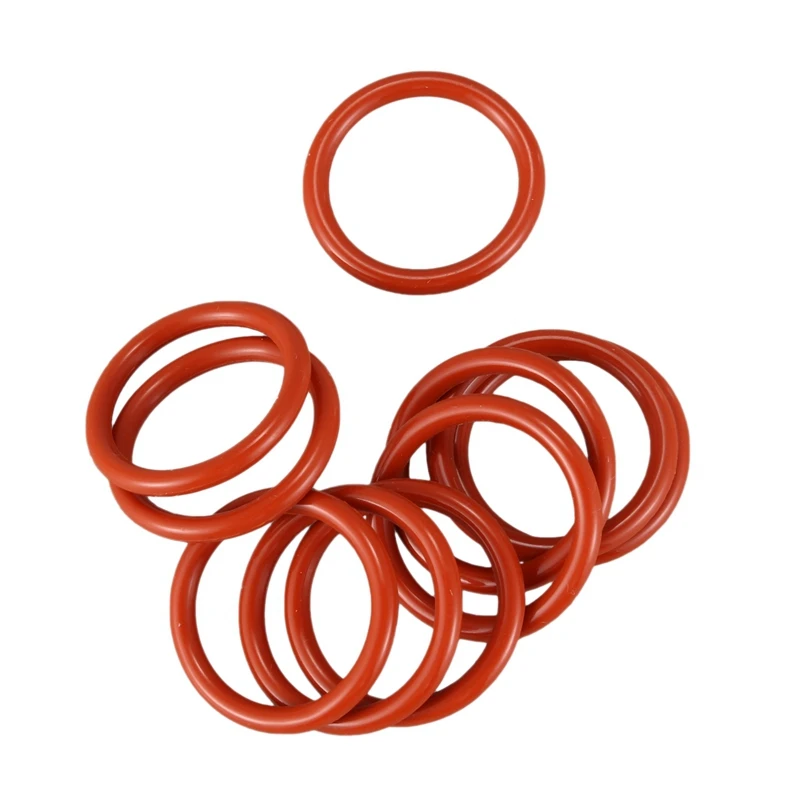 28 мм x 3 Силиконовое уплотнительное кольцо масляное уплотнение шайбы красного