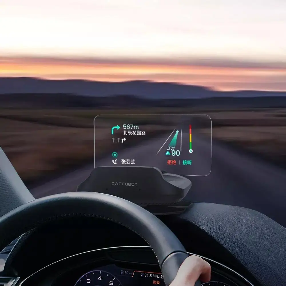 Новый Xiaomi Mi Carrobot Smart HUD + OBD Автомобильный дисплей лобовое стекло скоростной