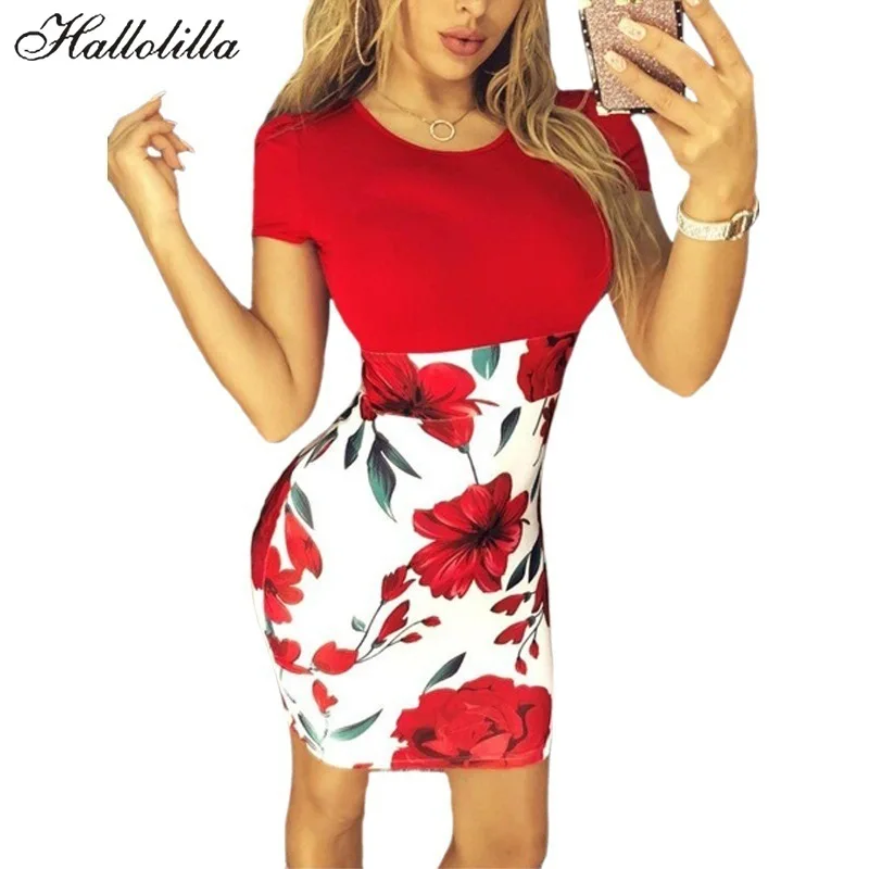 Сексуальные летние платья с принтом для вечерние платье в стиле пэчворк женское