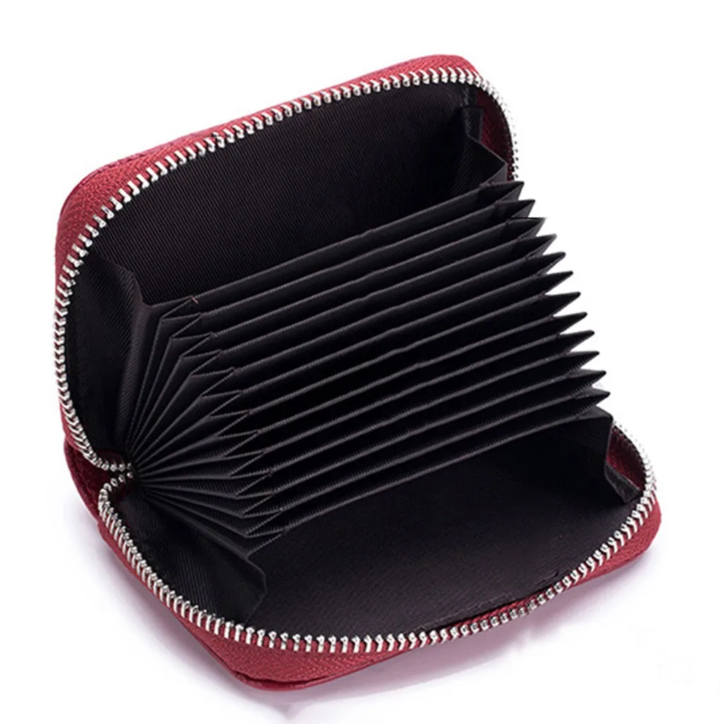 Aelicy модный кожаный кошелек унисекс первый слой Воловья кожа много карт на молнии