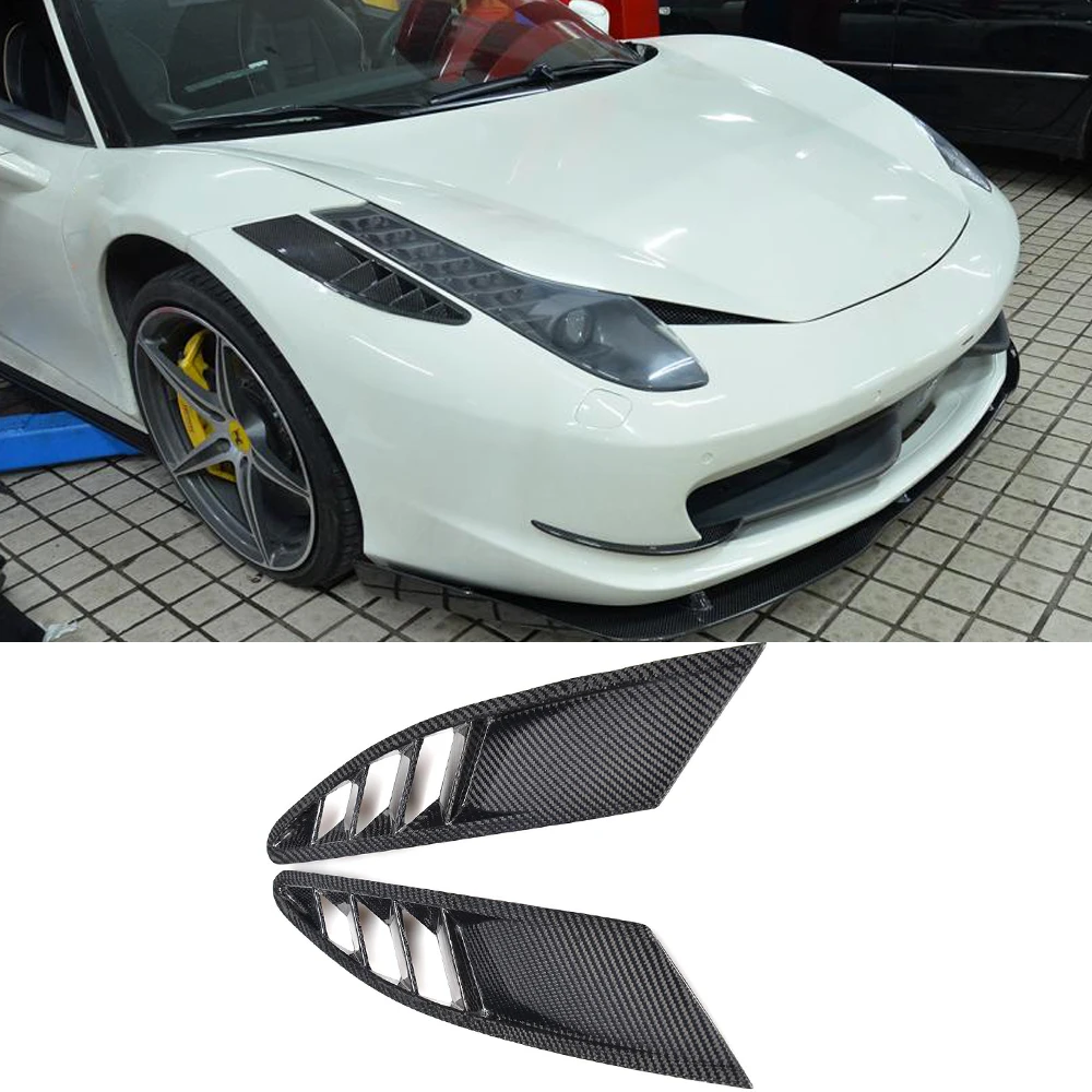 2 шт. вентиляционные отверстия из углеродного волокна для Ferrari 458 Base Coupe 2-Door 2011 - 2013 |