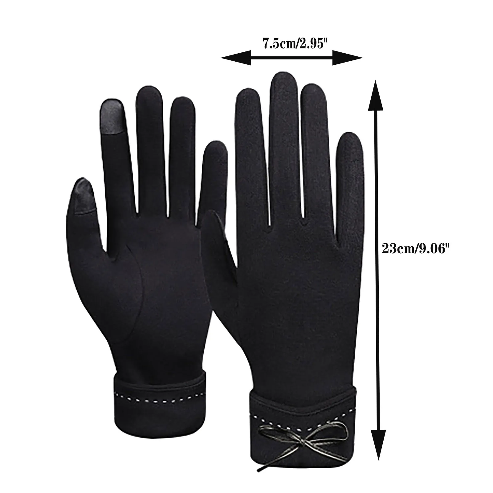 

Winter Warm Gloves For Women Winter Outdoor Plus Velvet Thicken Keep Warm Casual Windproof Gloves Women Non-slip Gloves