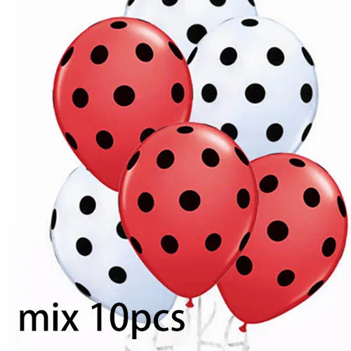 10pcs Большой красный черный Микки Минни фольгированные шары мультфильм день рождения украшения надувной Гелиевый шар Дети Классические игрушки подарок - Цвет: 10pcs
