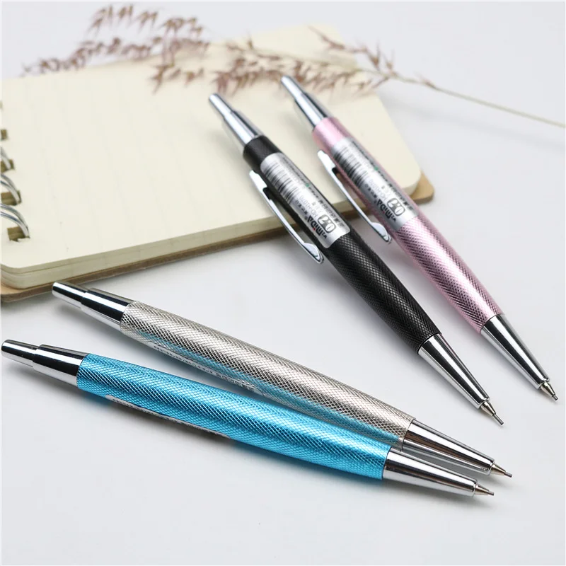 

Mini Portable Metal Mechanical Pencil Cute Student Drawing 0.5/0.7mm Short Pocket Pencil