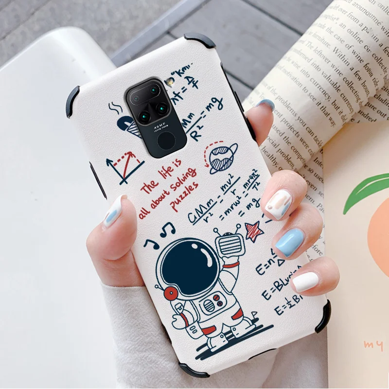 

Anti fall Astronaut Cartoon Phone Case For Redmi 10X4G 10X5G 10XPro 9 9a Redmi Note 8 8Pro 7 7Pro Redmi K30 K20 Cover