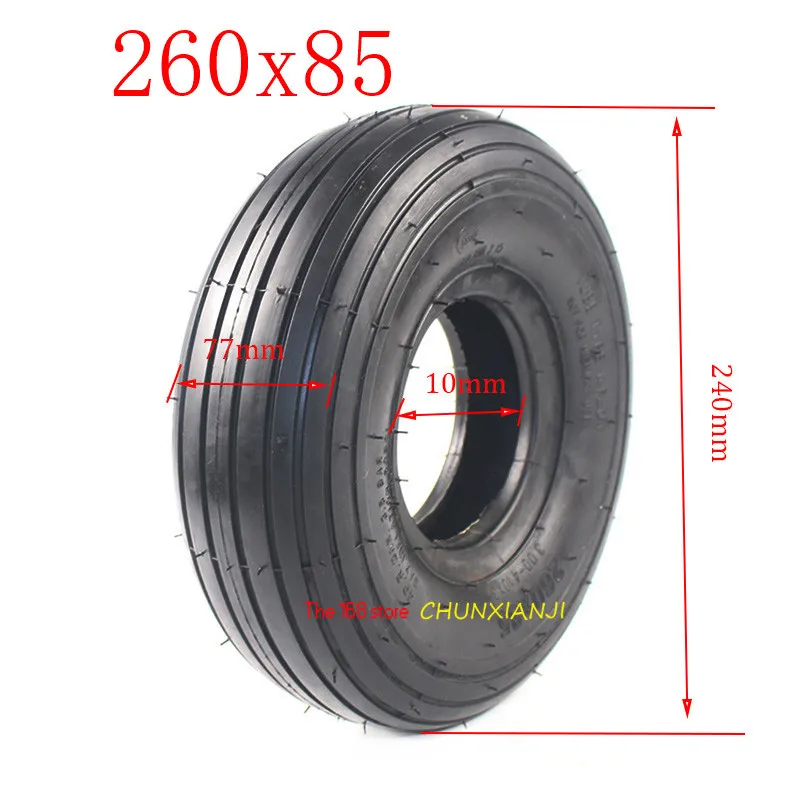 Шины 260x85 (10 &quotx 3&quot 3 00 4) для скутера ATV и шины Go Kart с внутренней трубкой комплект