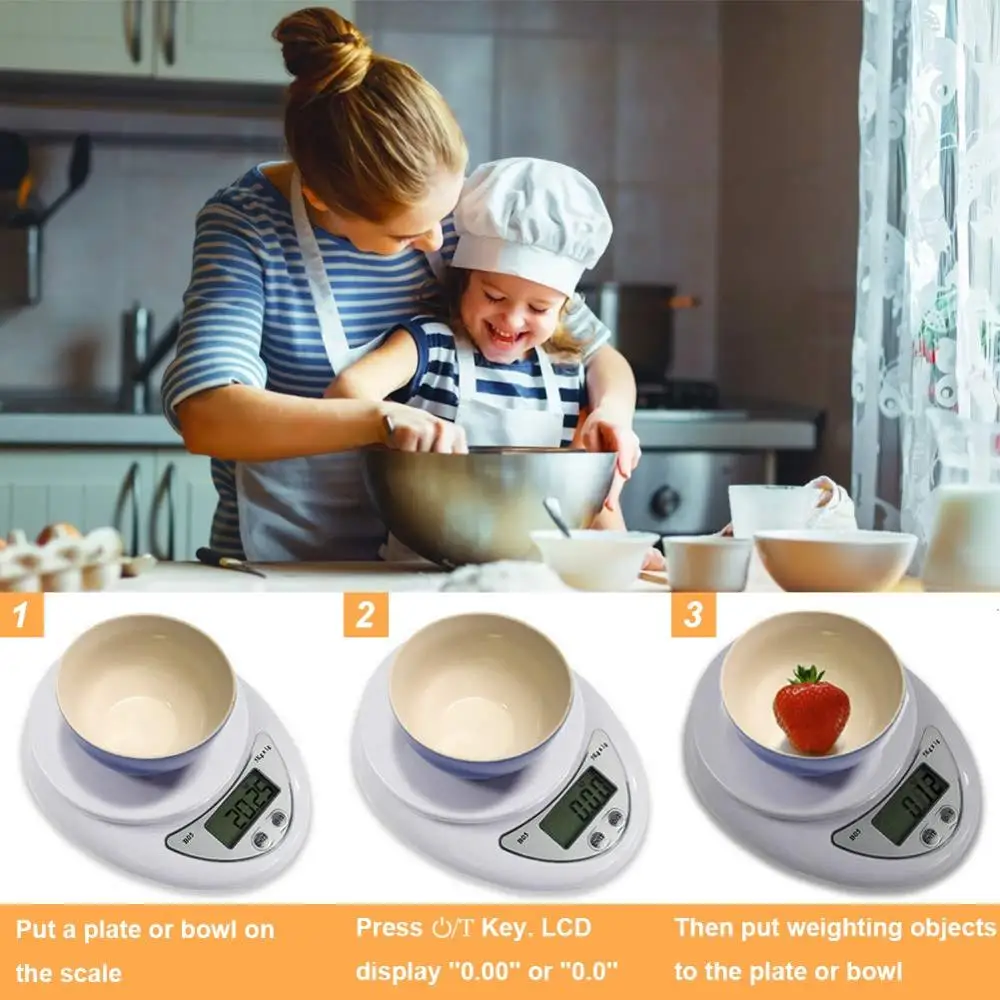 Цифровой Еда Кухня весы электронные Вес для Пособия по кулинарии формы выпечки и