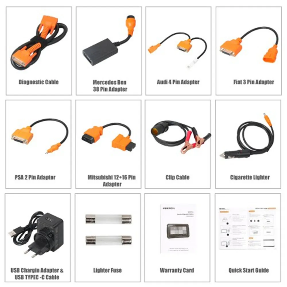 FOXWELL GT60 Plus с OBD адаптером комплект диагностическая платформа андроид планшет полная система сканер