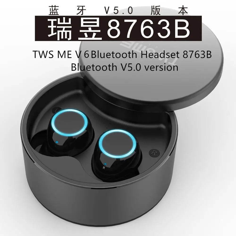 MIJIA TWS ME V6 bluetooth гарнитура мини Беспроводные спортивные наушники Беспроводная