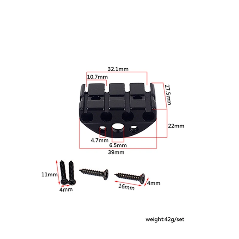 Набор гаек для зажима гитарных струн с 4 струнами без головок набор электрогитары