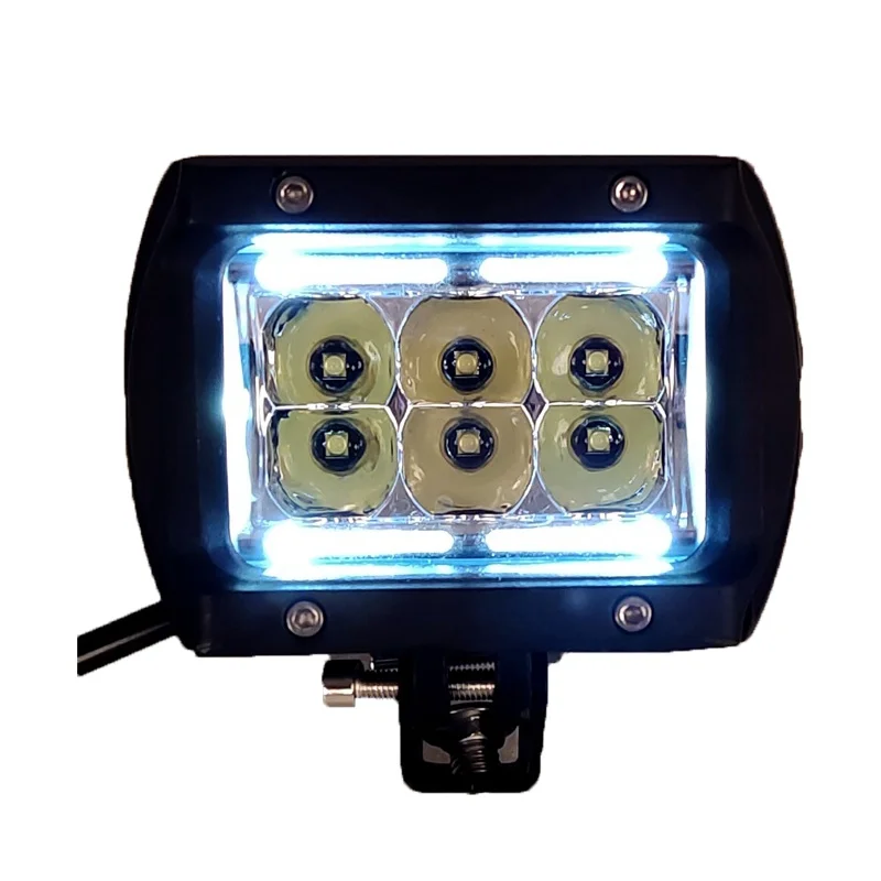 VISORAK 4 &quotдюймовые мотоциклетные светодиодный вождения светильник Offroad Amber
