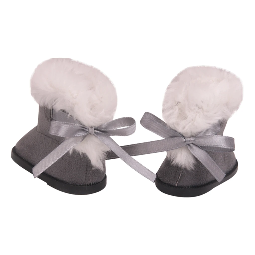 

2Pairs Of Fashionable American Doll Booties Shoes For 18" Baby Doll Dress Up