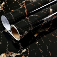 mocha black vinyl waterproof shiny marble pattern stickers modern self adhesive wallpaper renovation of living room background