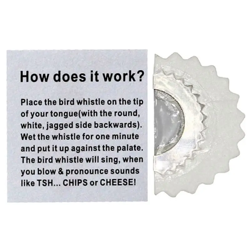 

Bird Whistle Swiss Warbler Original Magic Tweeting Noisemaker Toys Tricks Gag