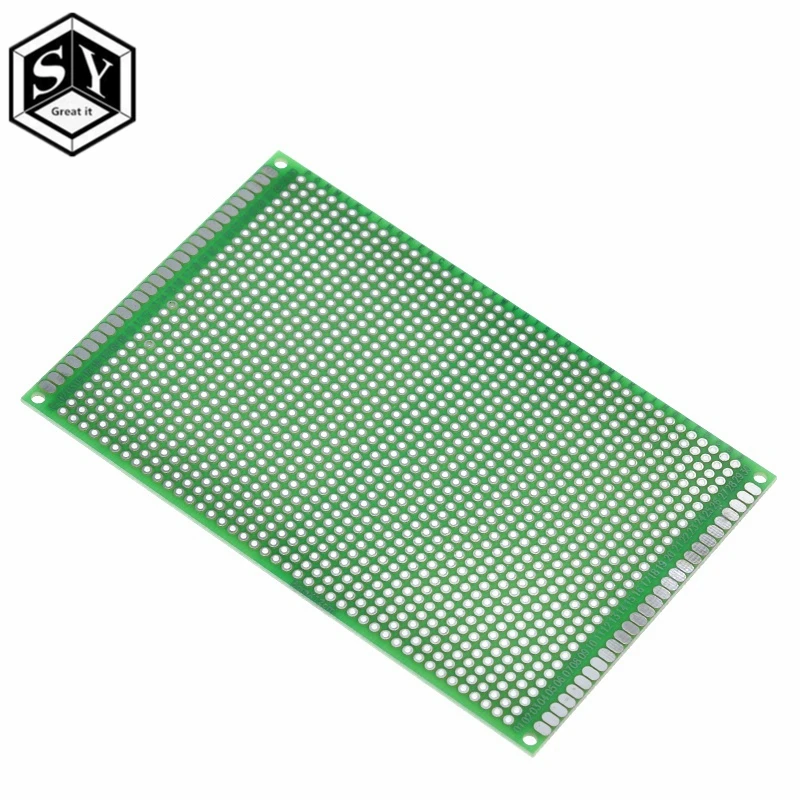 1 шт. 8x12 см 80x120 мм двухсторонний прототип печатной платы универсальная печатная