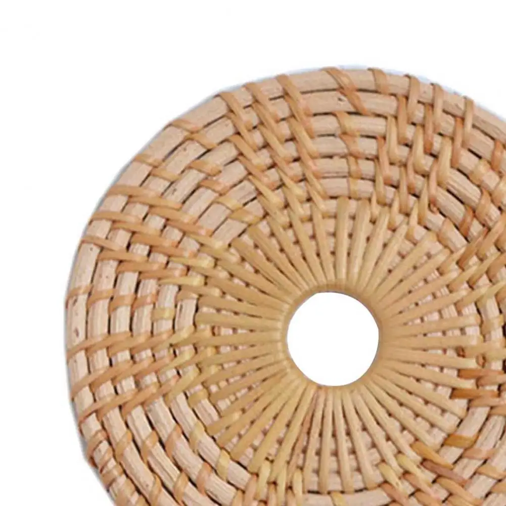 

Coaster Solid Color Shooting Props Rattan Decorative Table Mat for Kitchen