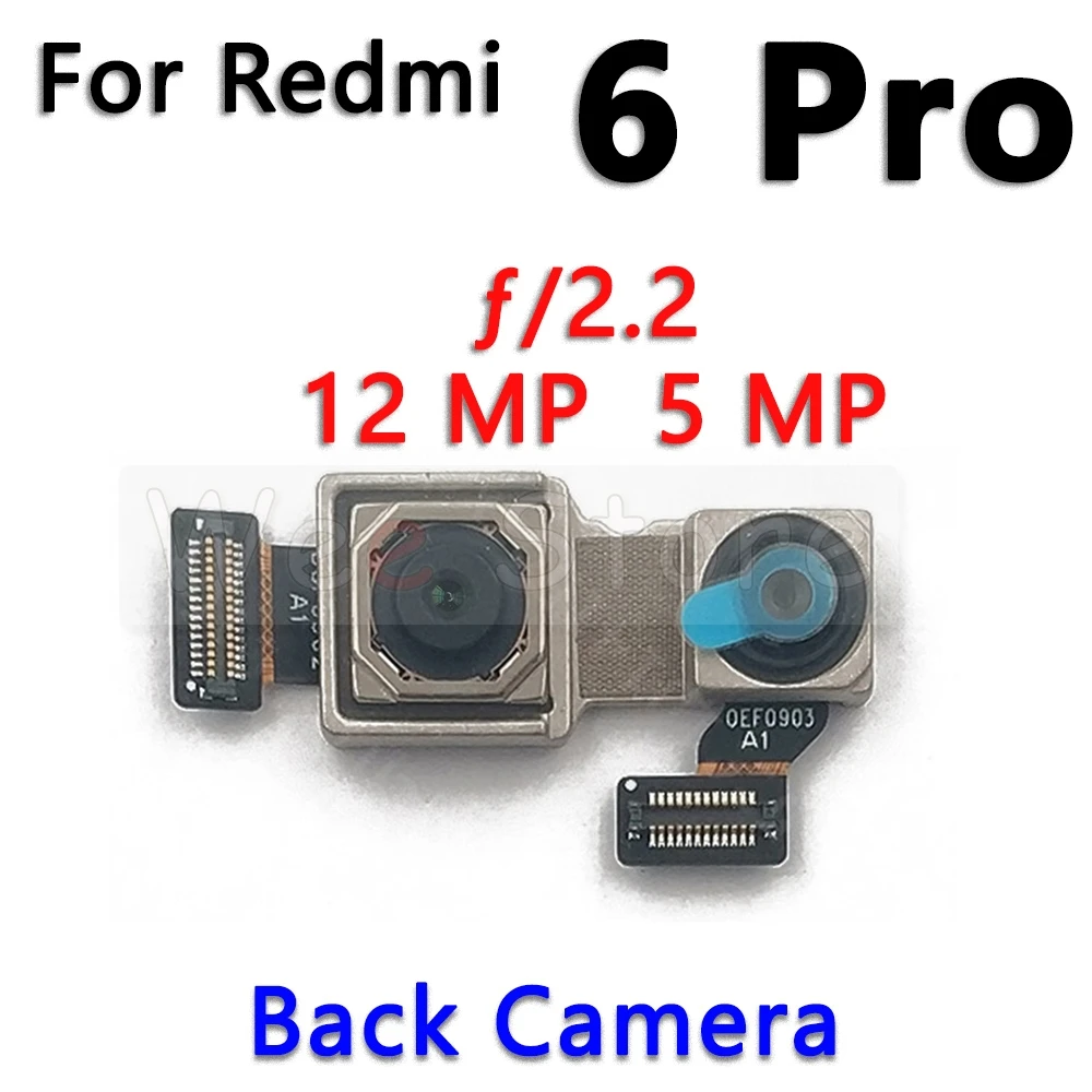 Маленькая фронтальная камера для Xiaomi Redmi Note 6 6A 7 7A Pro Plus основная большая задняя