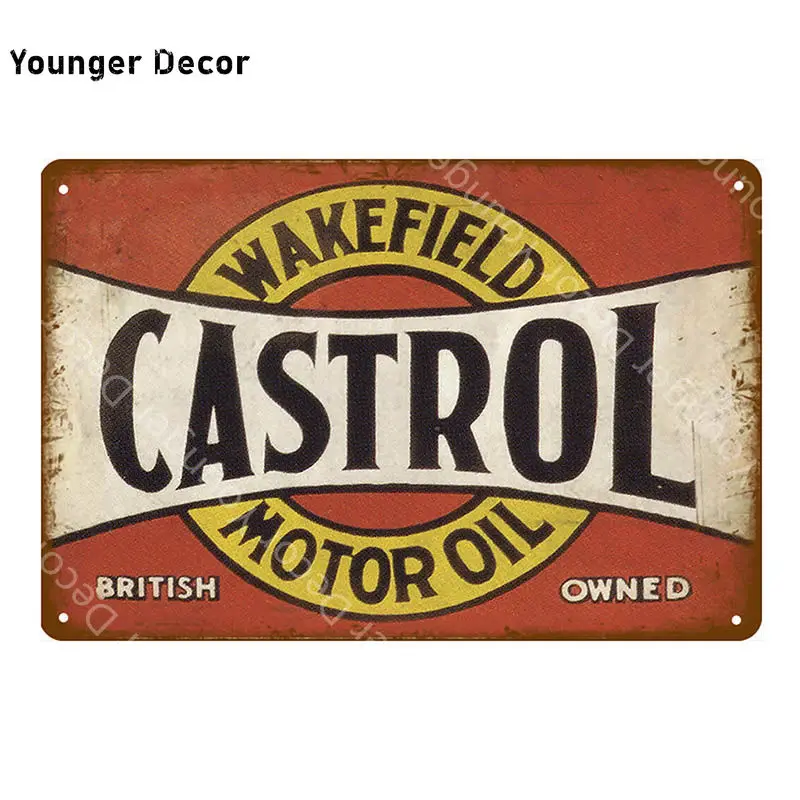 Винтажный Alba Lube моторное масло металлические знаки мощность бензин Гараж Декор