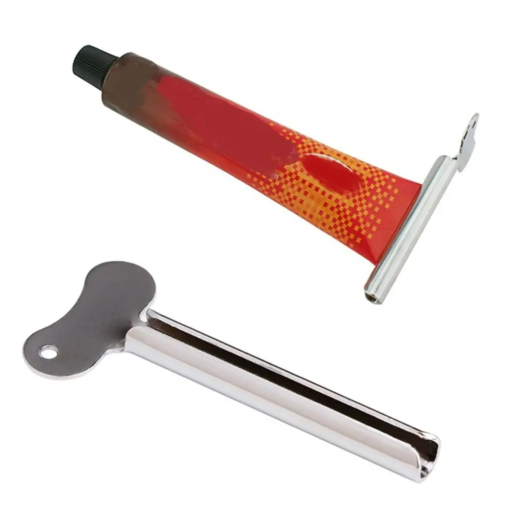 

High Quality Stainless Iron Squeezing Toothpaste Paste Squeezing Paste Tool Semi-circular Metal Squeezer
