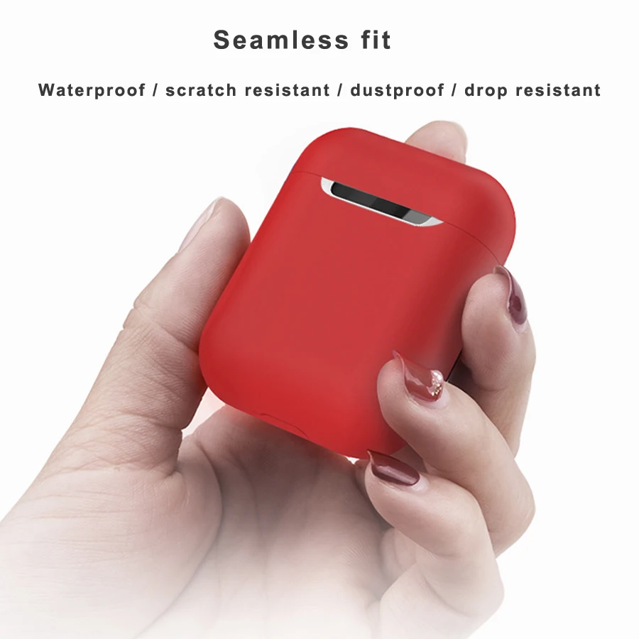 Роскошный силиконовый чехол для Apple AirPods, защитный чехол s для Apple Air Pod, аксессуары для наушников Bluetooth