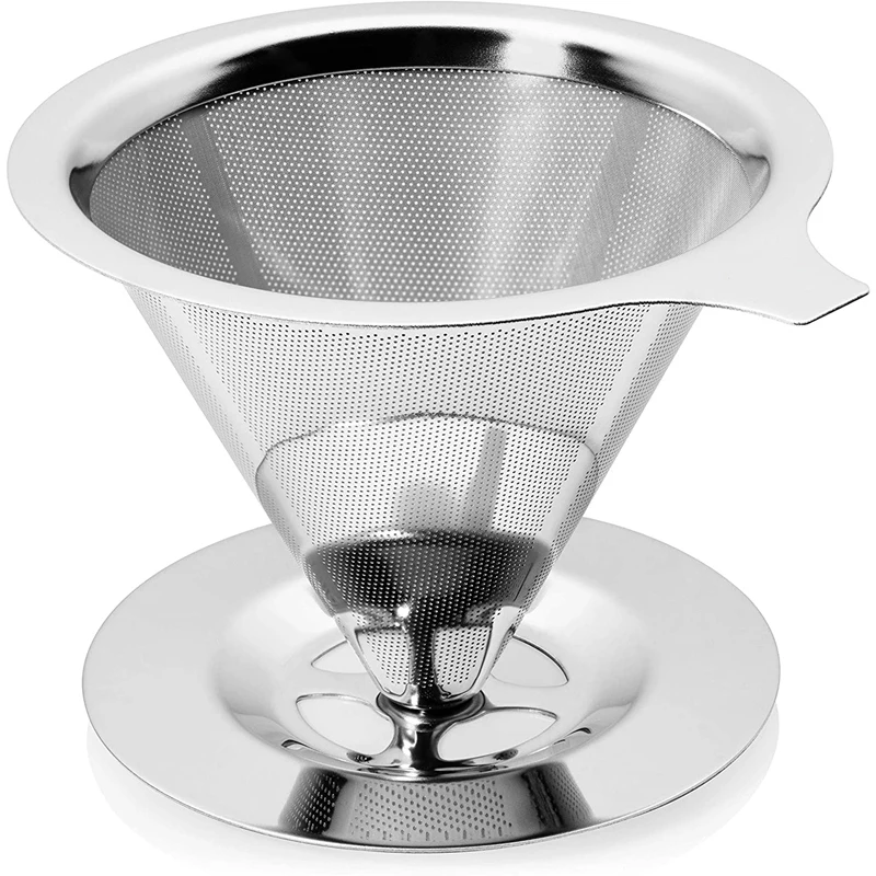 

Paperless Pour over Coffee Dripper-Non-Clogging Ultra Fine Layer Pour over Coffee Maker Coffee Filter Eco Friendly
