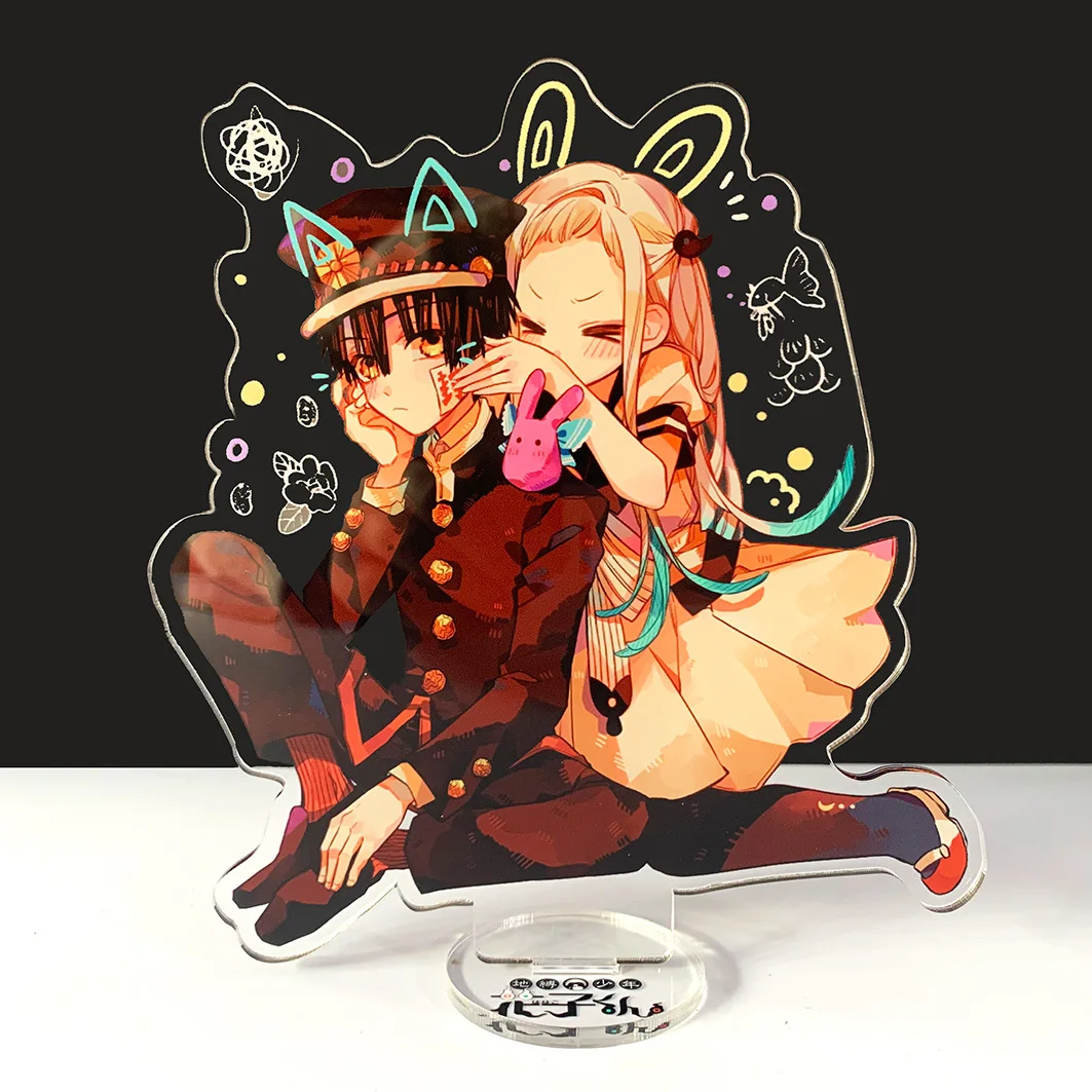 

Подставка для косплея, 16 см, аниме Jibaku Shounen Hanako-kun, фигурка юги в туалетном переплете, розовый мокке, двойная акриловая сторона