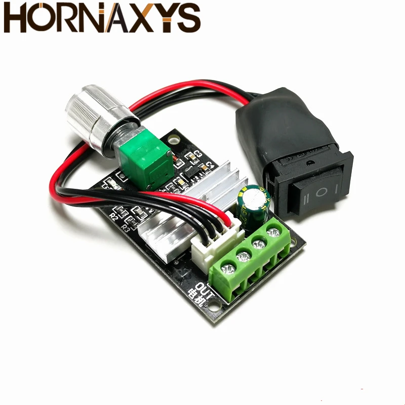 Реверсивный переключатель скорости, регулируемый, 6 в, 12 В, 24 В, 28 В, 3 А, 80 Вт, Реверсивный двигатель постоянного тока 1203BB