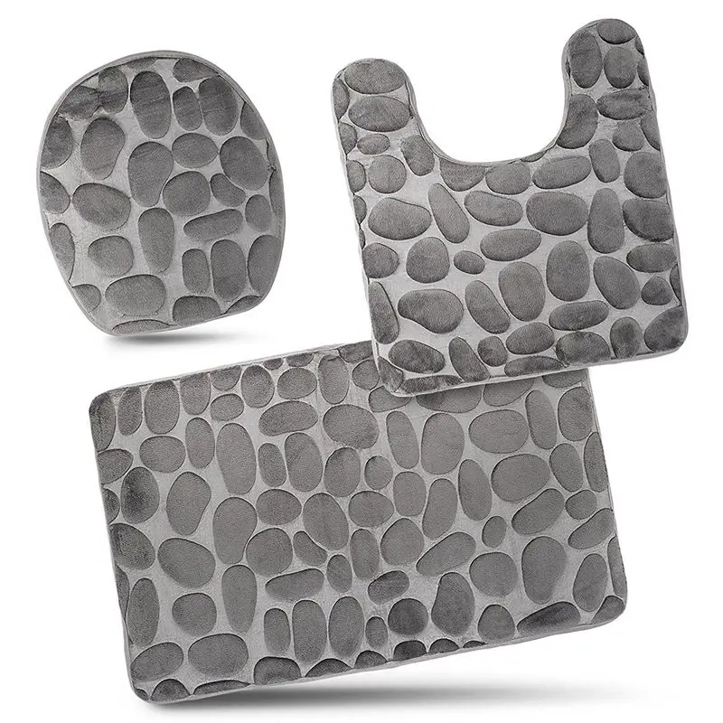 Коврик для ванной комнаты набор из 3 предметов пенопласт с эффектом памяти очень