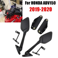 motorcycle accessories rearview rear view mirror front fixed stand holder windscreen windshield bracket for honda adv150 adv 150