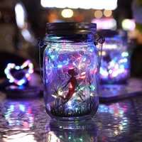 outdoor solar lantern fairy lights glow in the dark toy hanging frosted glass lights for tree table yard garden patio lawn