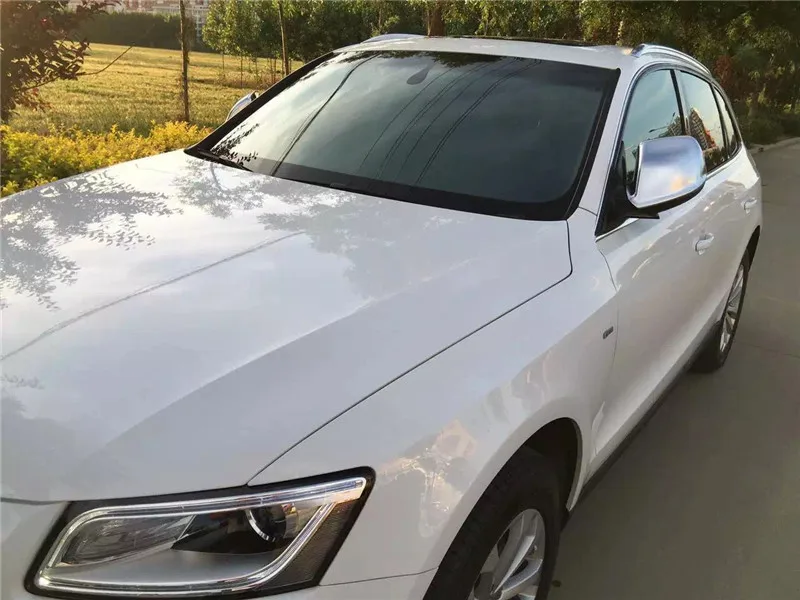 Хромированные боковые зеркальные крышки для Audi Q5 8R Q7 4L SQ5 2009 2010 2011 2012 2013 2014 2016 2018