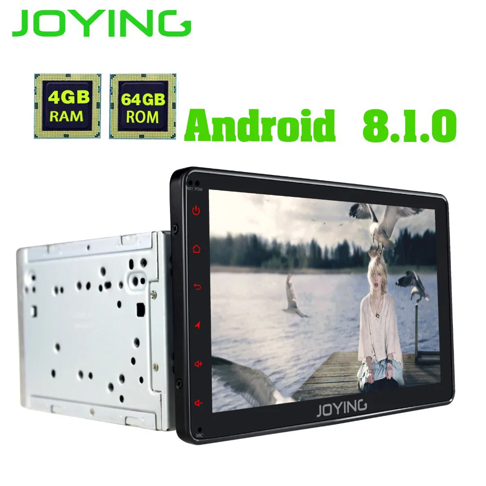 Радуясь Intel 2Din Android 8,1 1080P Автомобильная стерео 8 дюймов 8 ядерный 4G rom интеллектуальная система Navi Радио для Toyota с обратной камерой