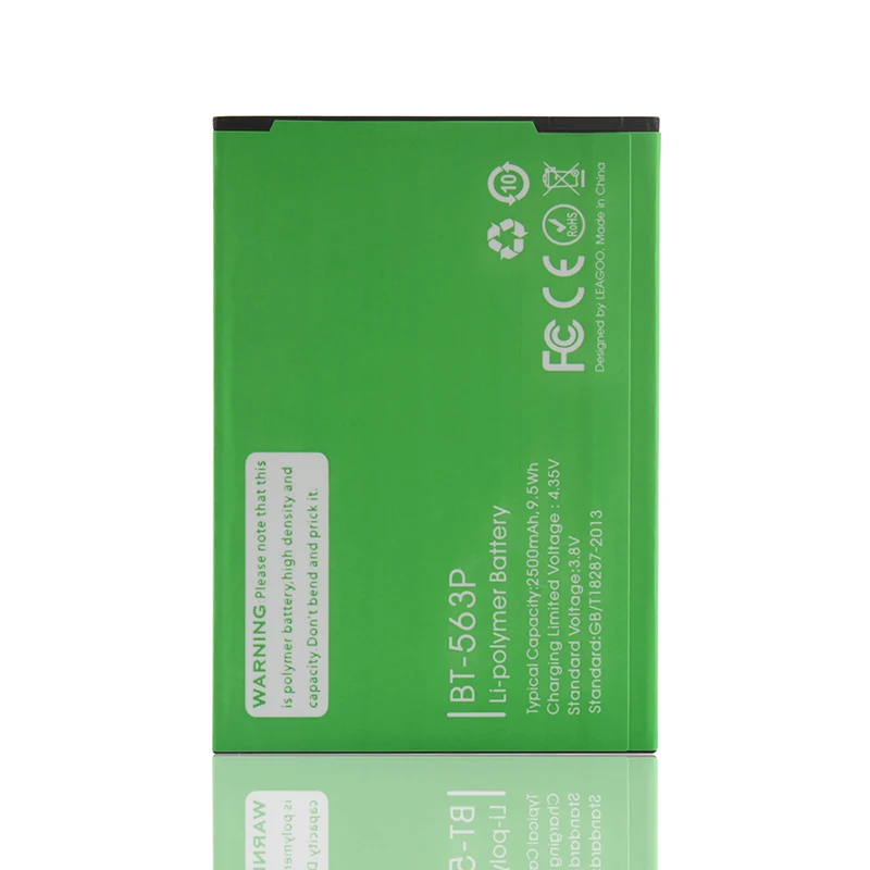 LEAGOO M5 Plus Battery BT-563P 2500mAh New Replacement accessory accumulators For Cell Phone | Мобильные телефоны и