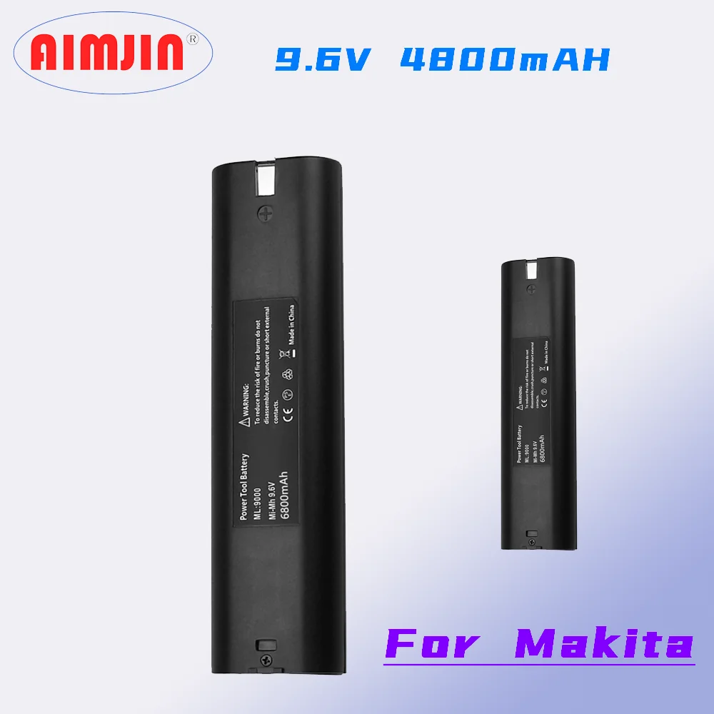 

Новинка для Makita 9,6 в 4800 мАч аккумулятор для электроинструмента 191681-2,193889-4,193890-9,9000,9001,9002,9033,9034,9600 Бесплатная доставка