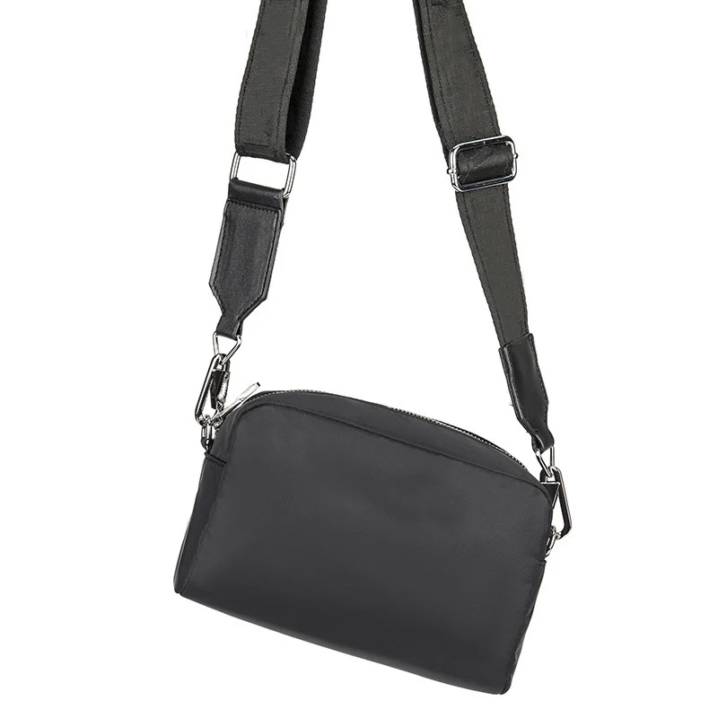 

2021 Hot Sale Square Nylon Female Bag Black Letter Shoulder Bag Casual Messenger Bag Luxury Designer Handbag Mobile Phone B Y L