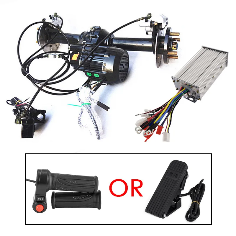 Мотор задняя ось Электрический трехколесный велосипед двигатель 48 В 60 в 650 Вт/750
