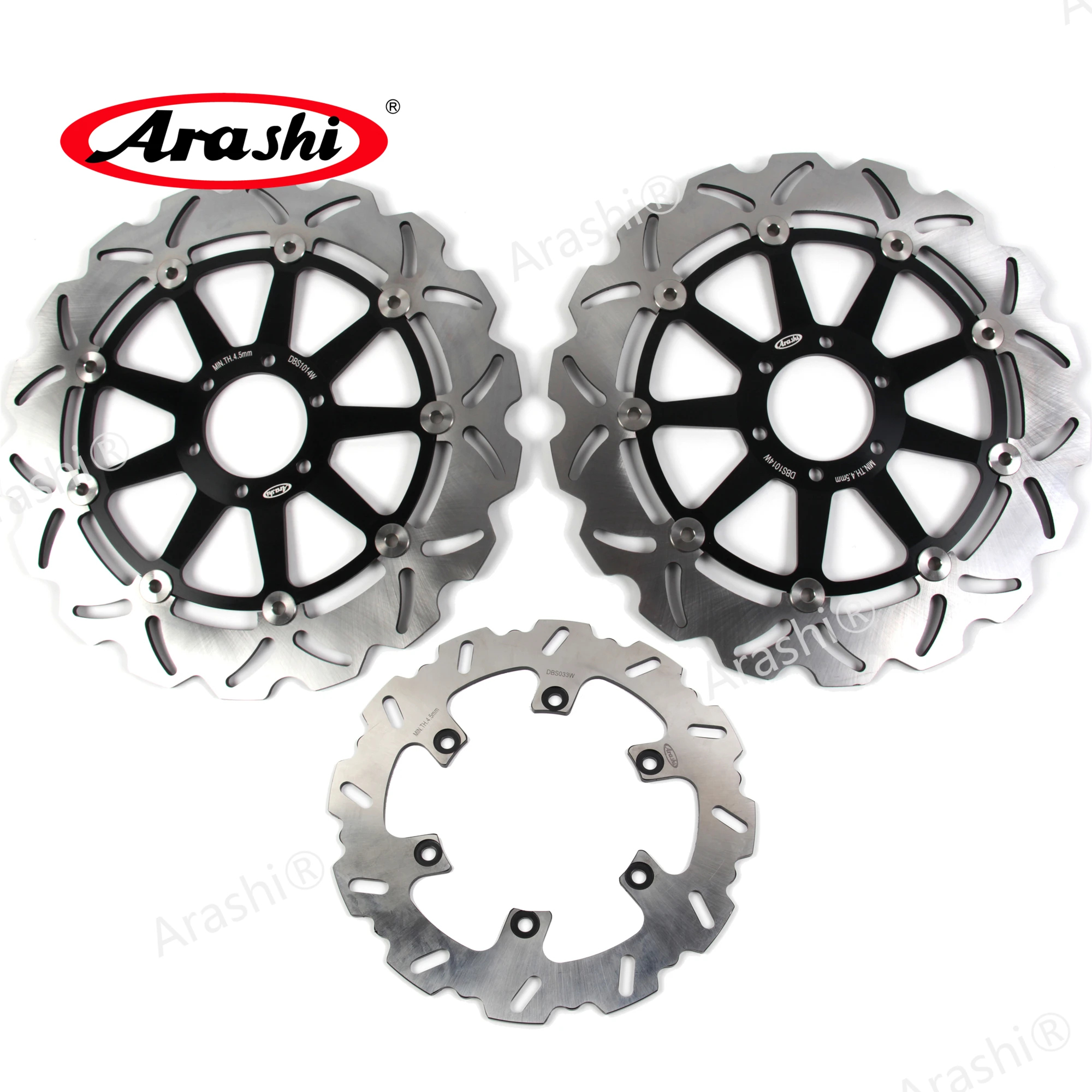 ARASHI для YAMAHA FZR1000 GENESIS CNC передние и задние тормозные диски FZR 1000 1987 1989 1988 фреза