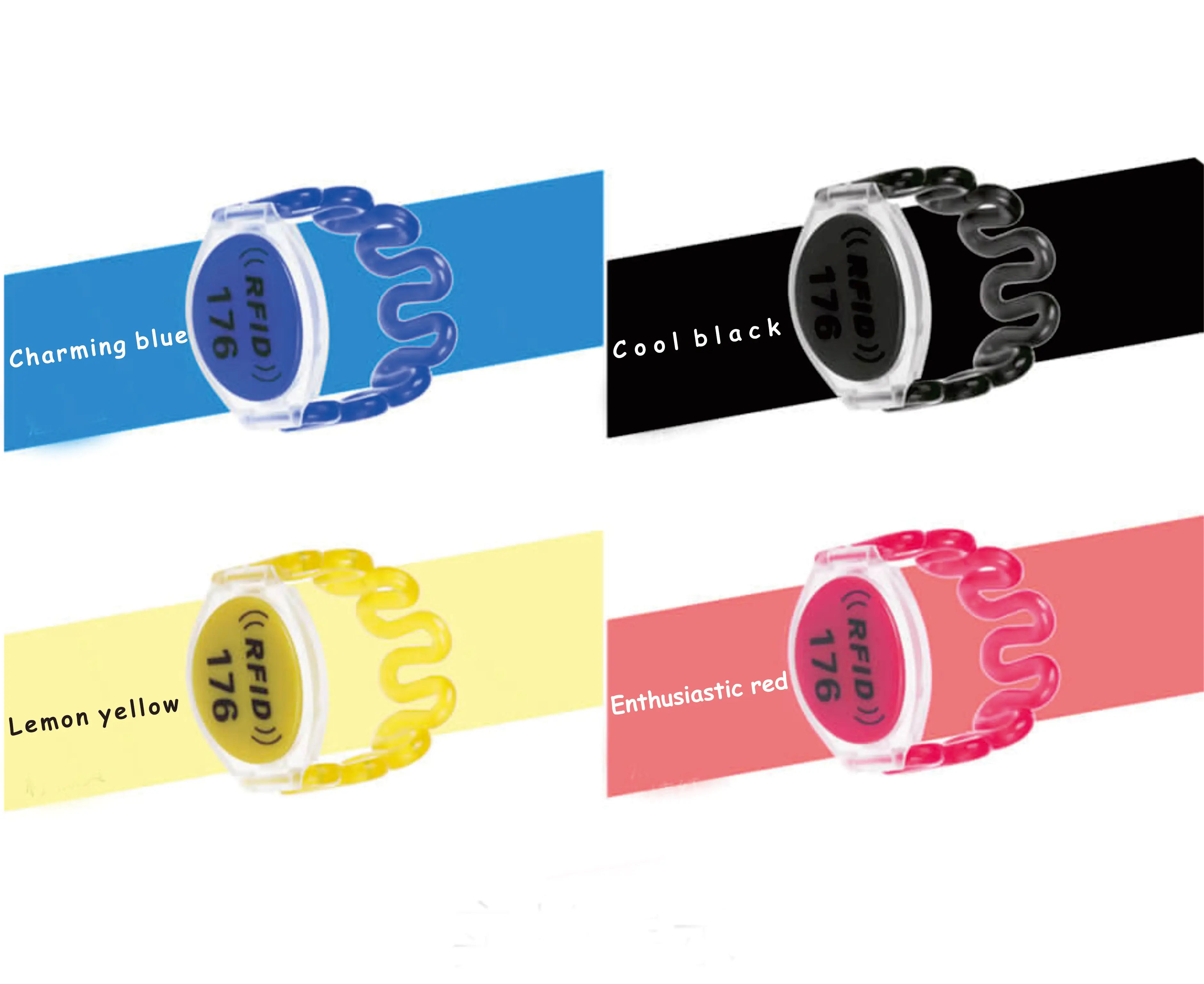

T5577 wristband 125khz RFID plastic watch type bracelet waterproof for Sauna Spa Resort hotel swimming pool waterpark 1pcs