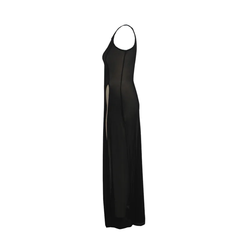 Женский купальник бикини, накидка, шелковая летняя пляжная одежда, Сетчатое прозрачное длинное платье, летний купальный костюм, праздничный популярный цельный купальник