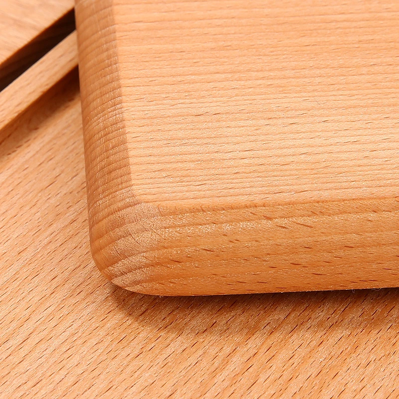 

Rectangle Wooden Steak Plate Serving Table Plate Snacks Food Fruit Cake Storage Dish for Home Serving Tray Solid Wood Pallet