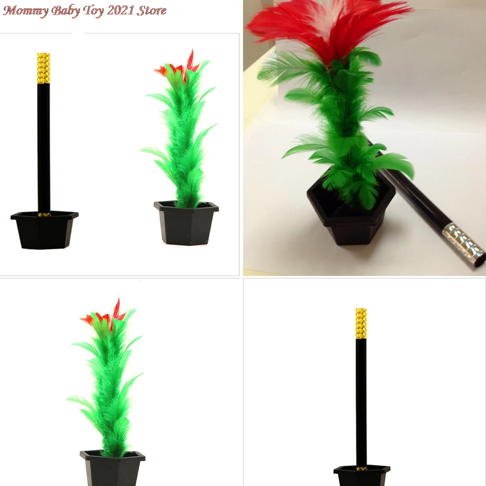 

1 Set Magic Wand To Flower Magic Trick Easy Magic Tricks Toys For Adults Kids Show Prop Toys For Boys Fun For Children