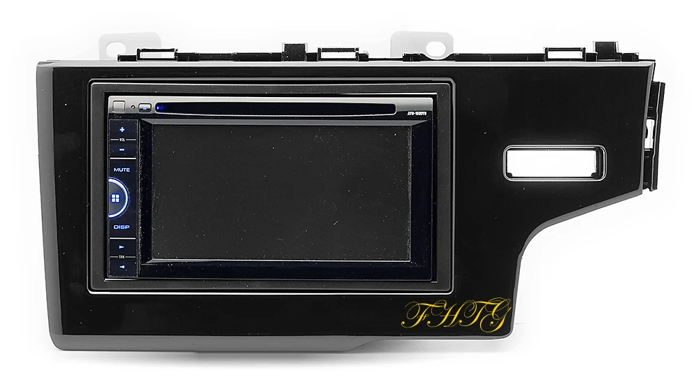 Автомобильная Радио фасция подходит для 2013 2015 Honda Fit/Jazz (RHD UV Black) двойная Din