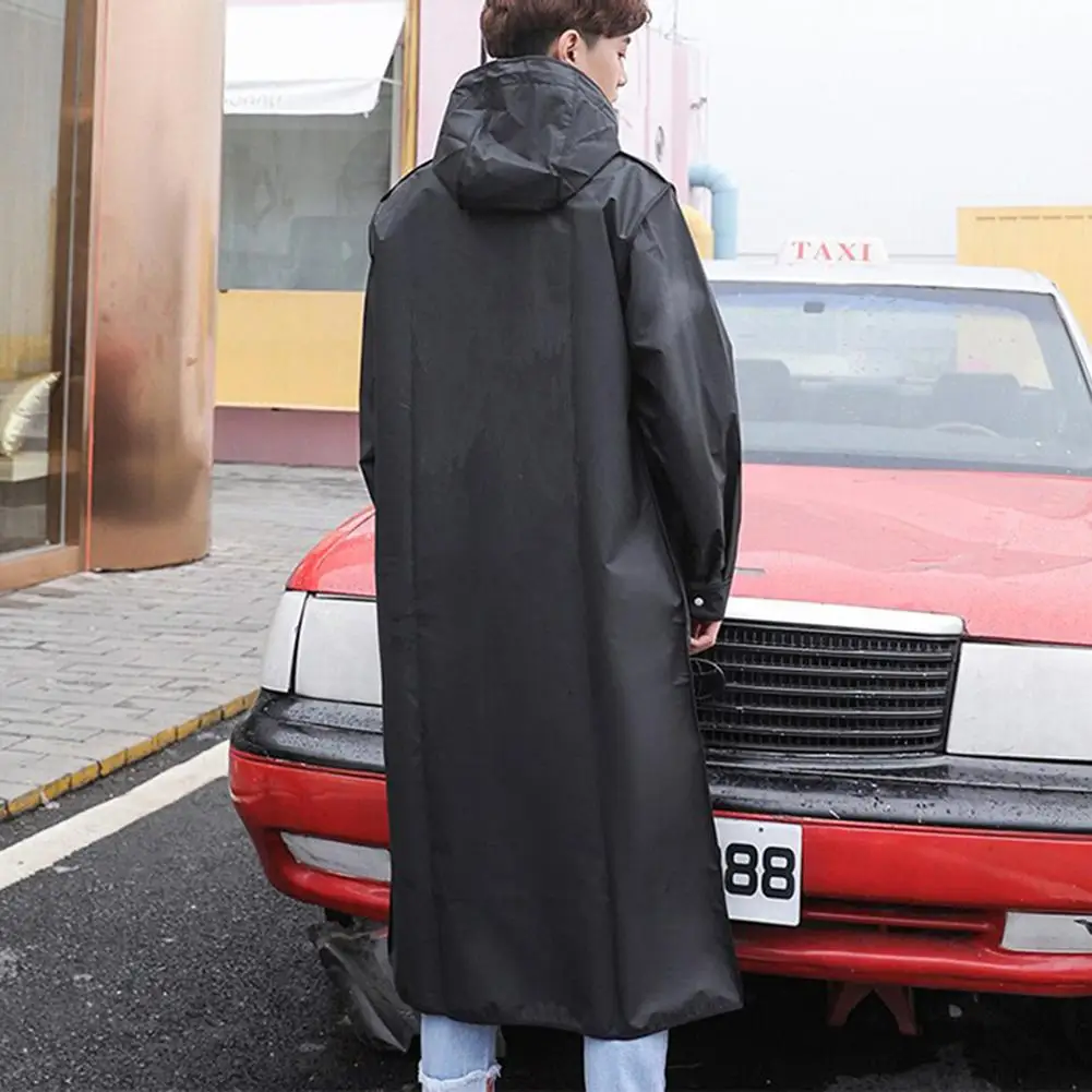 Long Unisex Ultra-Light Rainproof Windbreaker Breathable Waterproof Raincoats Windproof Protective Coat For Outdoor Activities