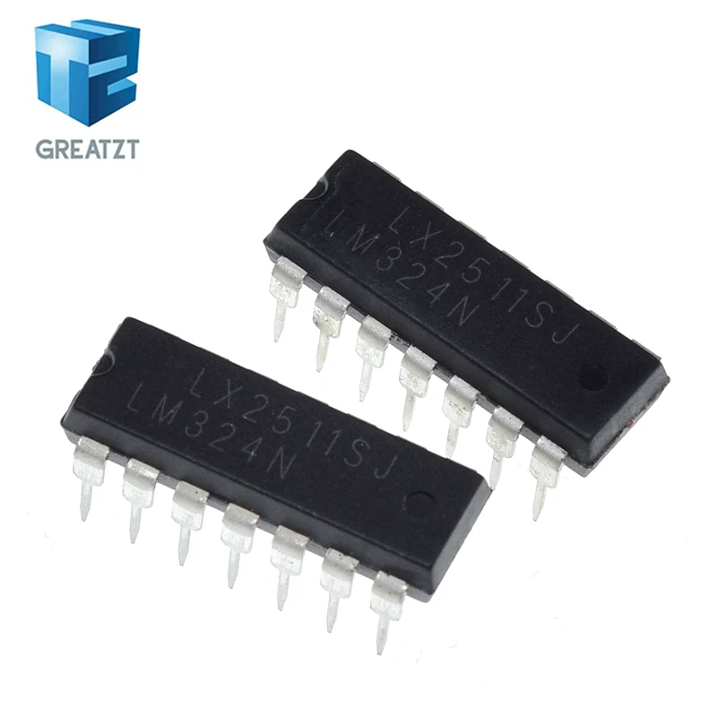 GREATZT 20 шт./лот LM324N LM324 маломощный Quad Op Amp DIP|op amp|lot lot |