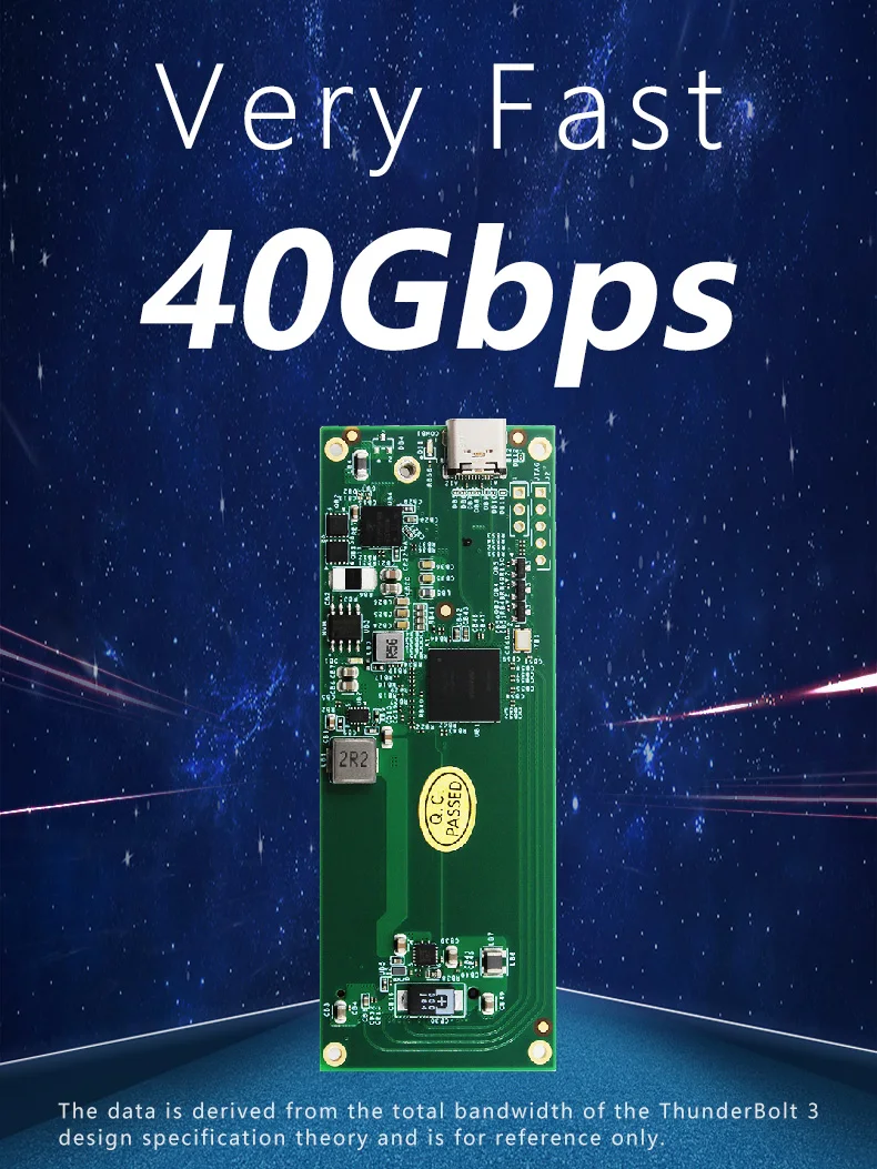 JEYI thunderbolt 3 m.2 nvme корпус чехол для мобильного телефона NVME TO TYPE-C алюминиевый тип C3.1 m. 2 USB3.1 M.2 PCIE U.2 SSD LEIDIAN-3