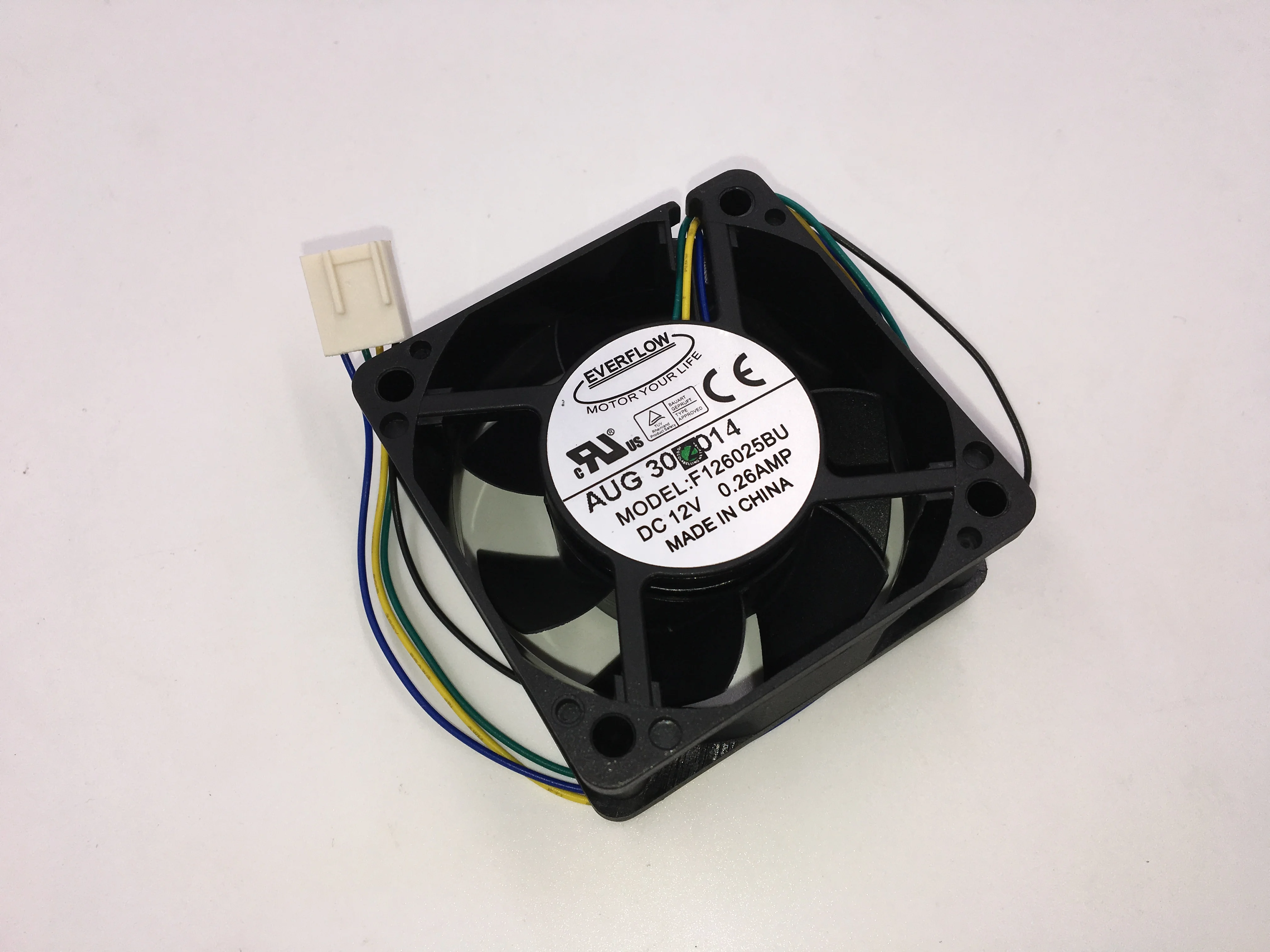 Новый вентилятор 60 мм pwm F126025BU 60*60*25 6 см двойные шарикоподшипники материнская