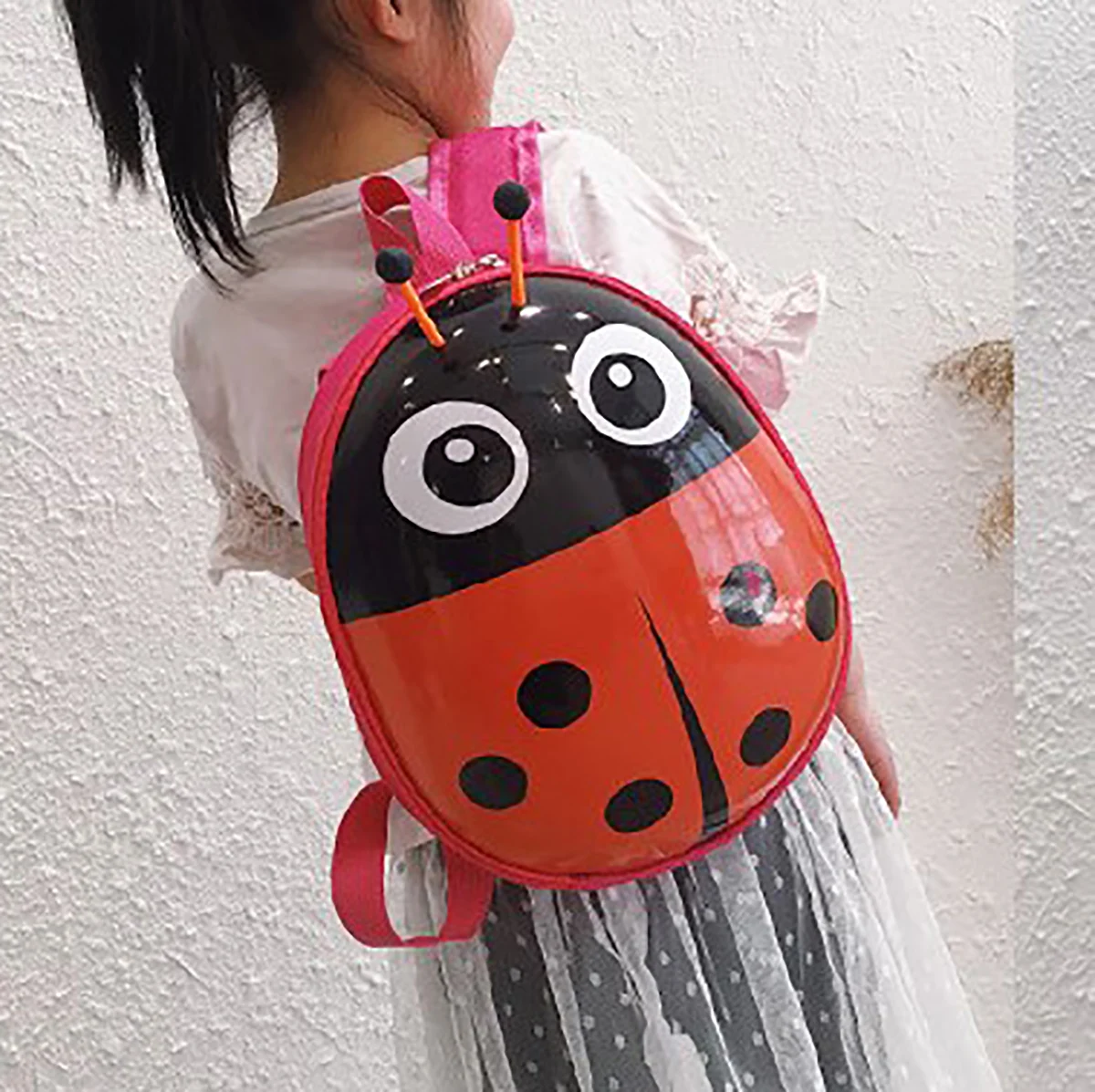 Милый рюкзак для детей с насекомыми в карикатурном стиле Novelty Chafer Ladybug Toddler School Bag Wear-resistance Kindergarten Shoulder Straps Satchel.