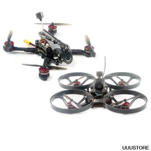 Happymodel личинка X HD 125 мм F4 2-3S зубочистка HD Whoop HD 2в1 FPV гоночный Дрон BNF w/Caddx детская черепаха