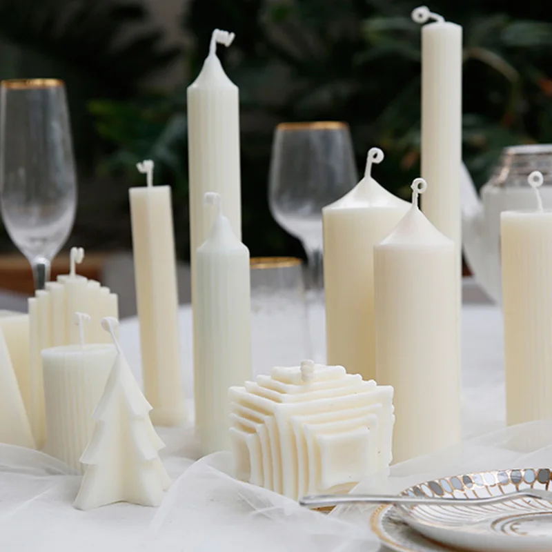 3D геометрическая форма скандинавский декор украшение для свечи свадебная